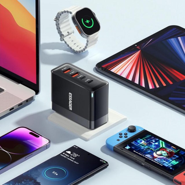 100W USB-C Fast Charger with 4 Ports for Laptops & Phones - Image 4