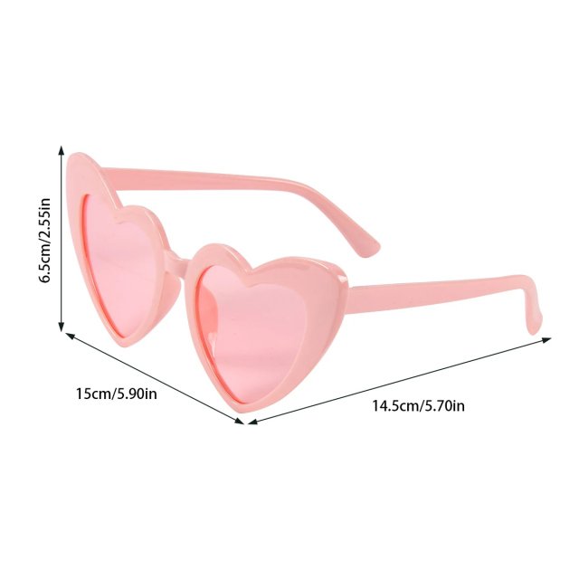 Heart-Shaped Cat Eye Sunglasses for Women - Image 6