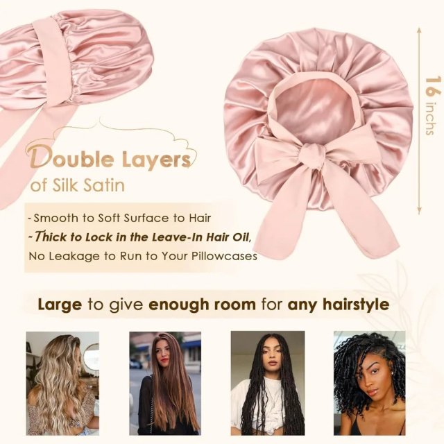 Satin Sleep Bonnet - Image 3