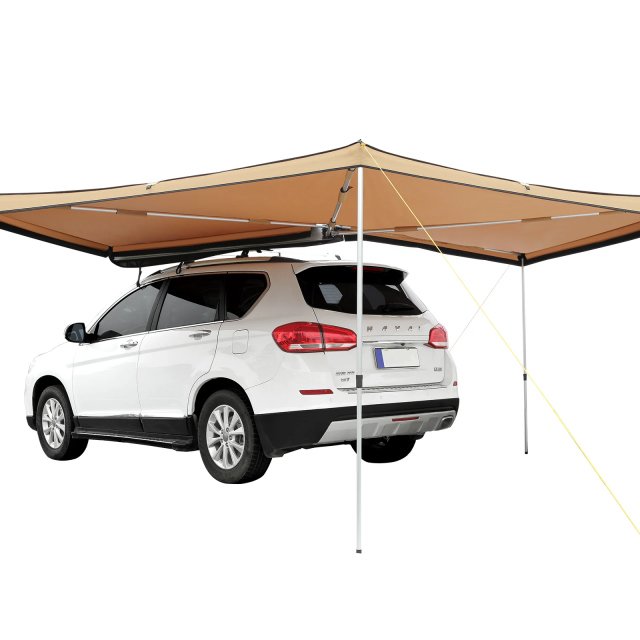 Retractable 270° Car Side Awning UV50+ Waterproof Shelter - Image 5