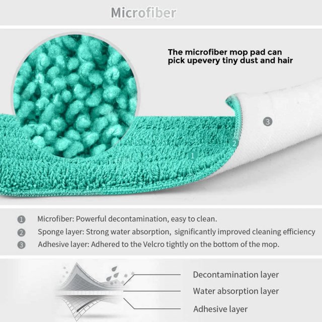 360° Rotating Microfiber Floor Mop with Spray - Image 5