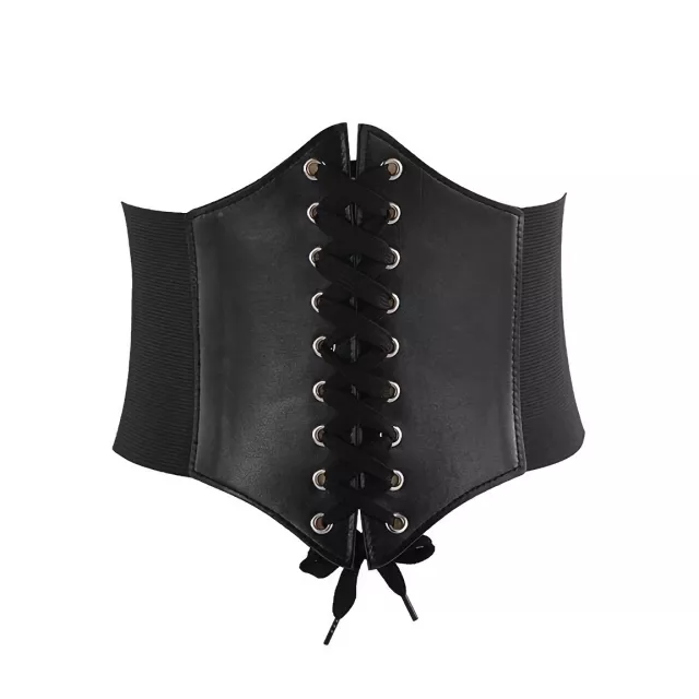 Corset Body Shapewear High Waist Wide Leather Belt - Image 8