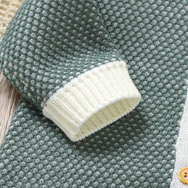Cozy Knitted Baby Romper Set with Boots - Long Sleeve Jumpsuit - Image 5