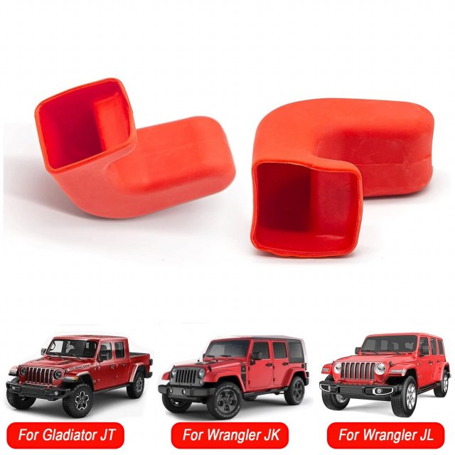 Jeep Wrangler & Gladiator Front Bumper Tow Hook Cover - Image 4
