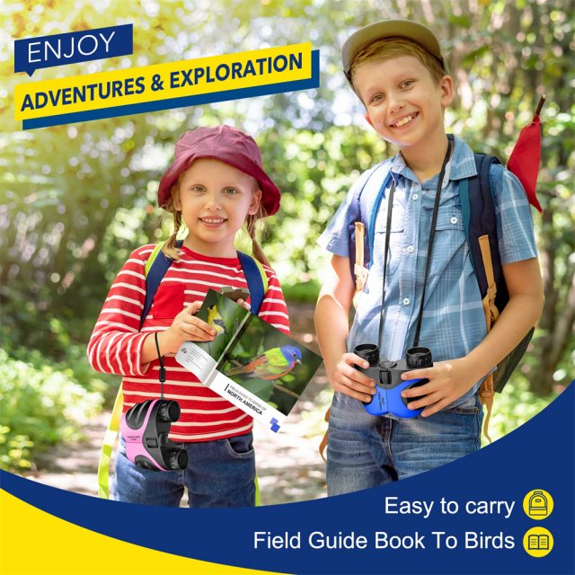 Compact 8x21 Shockproof Binoculars for Kids - Image 4