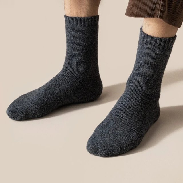 6 Pairs Super Thick Winter Wool Socks - Image 3