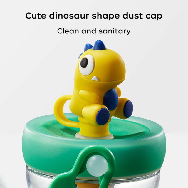 500ml Dinosaur-Shaped Leak-Proof Baby Straw Cup - Image 4