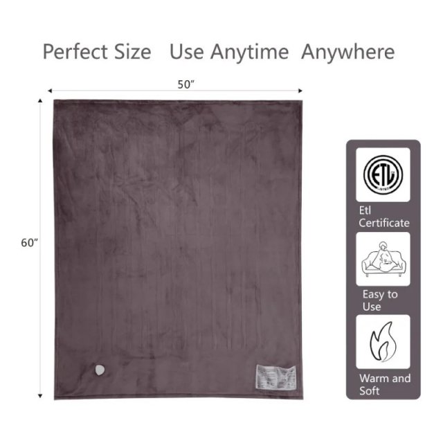 Electric Heated Blanket Throw - Image 5