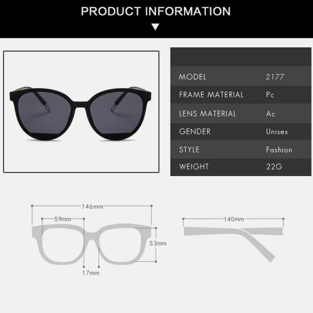 Vintage Oval Women's Sunglasses - Image 6