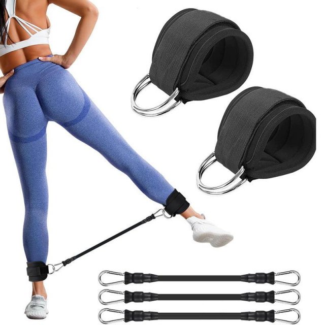 Ankle Resistance Bands with Adjustable Cuffs – Leg & Butt Workout Equipment - Image 7