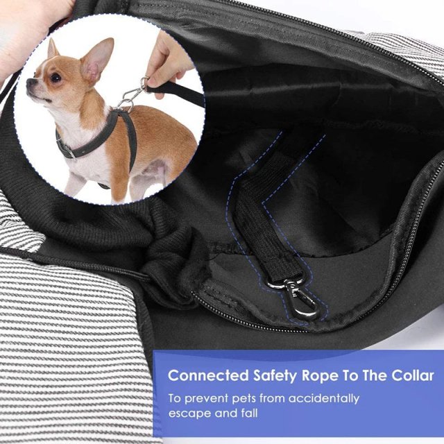 Adjustable Dog Sling Carrier with Safety Rope - Image 6