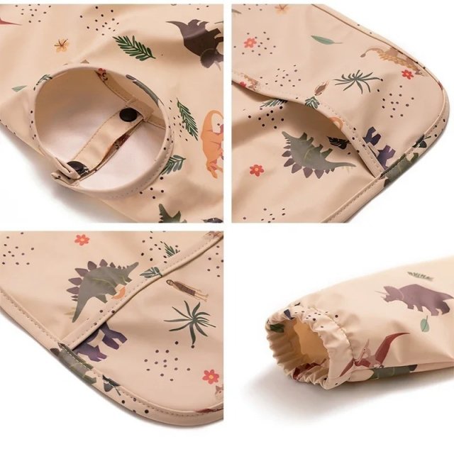 Waterproof Long-Sleeved Baby Bib - Image 7