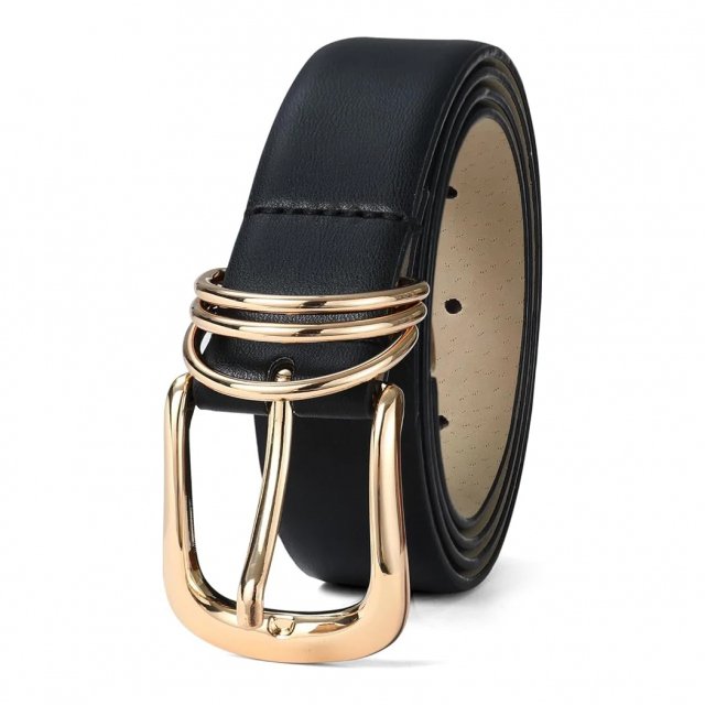 Women's Golden Needle Buckle Belt - Image 4