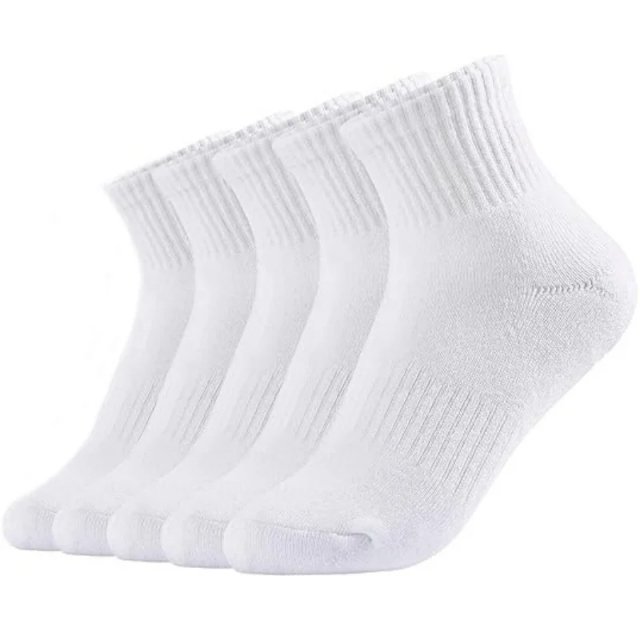 5 Pairs Unisex Breathable Cotton Ankle Socks – Medium Tube, Odorproof, and Durable - Image 6