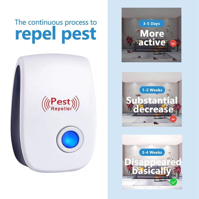 6 Pack Ultrasonic Pest Repeller - Image 5