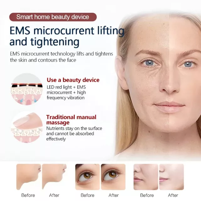 Electric Facial Lifting & Skin Tightening Microcurrent Beauty Massager - Image 5