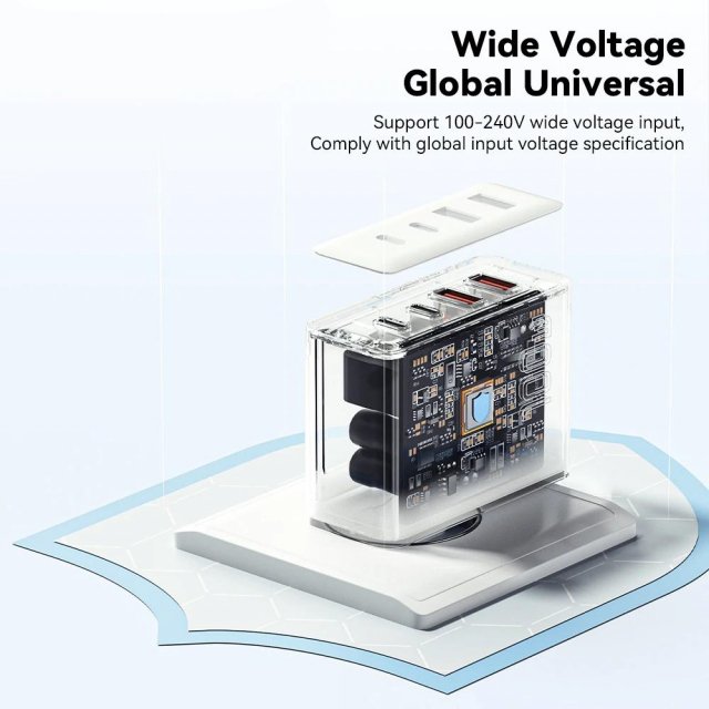 100W USB-C Fast Charger with 4 Ports for Laptops & Phones - Image 2