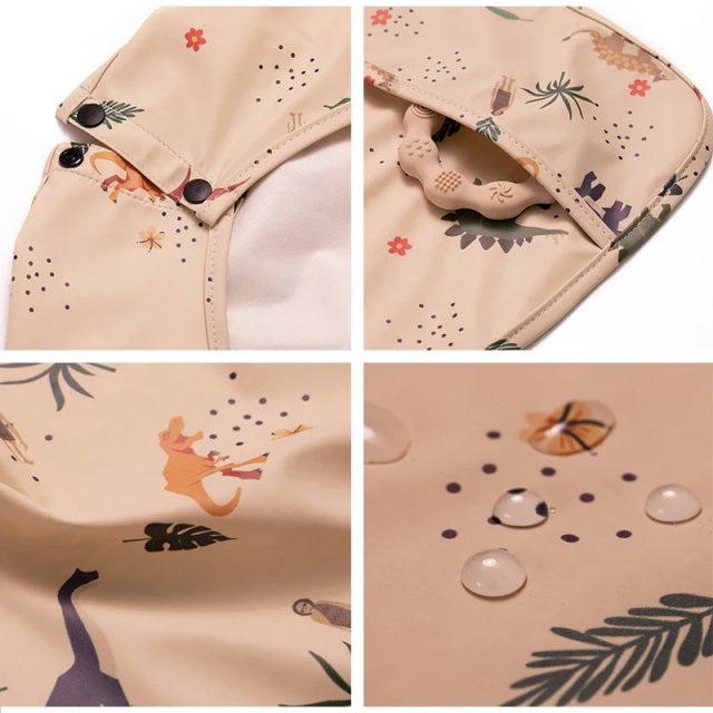 Waterproof Long-Sleeved Baby Bib - Image 6