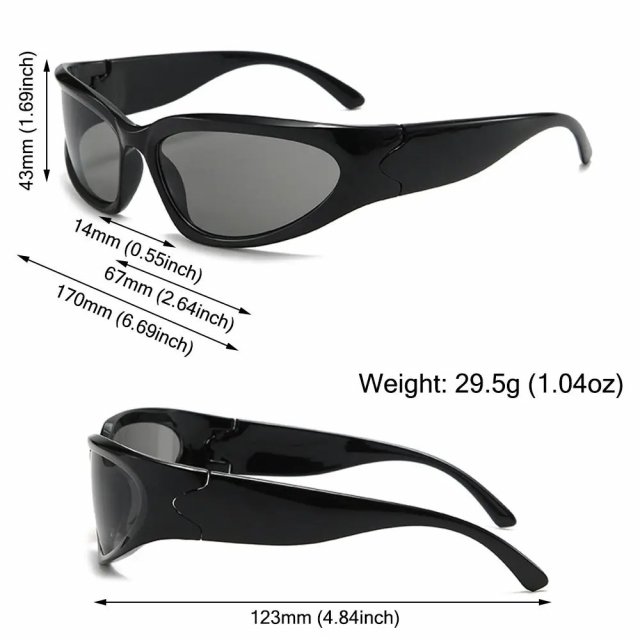Y2K Futuristic Cycling Sunglasses - Image 7