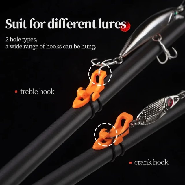 Fishing Rod Hook Keeper and Lure Holder - Image 3