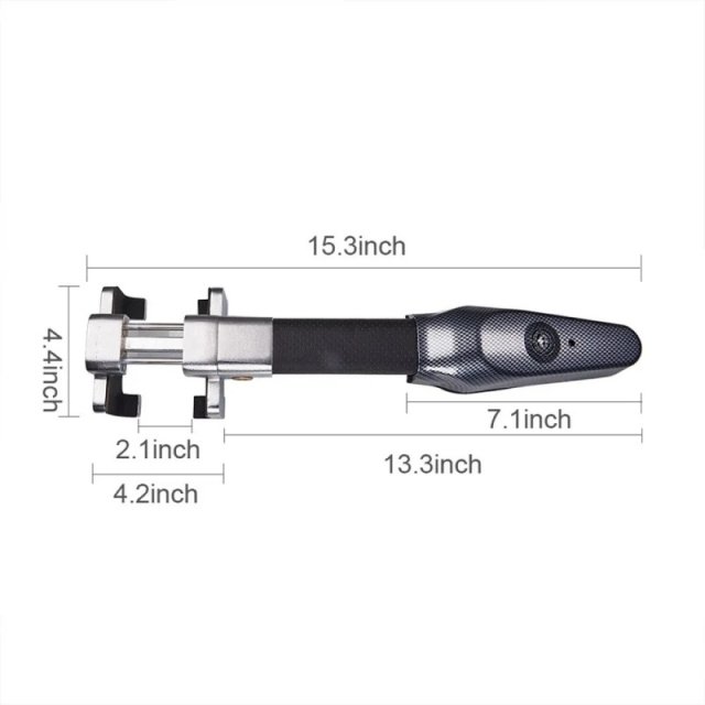 Heavy-Duty Anti-Theft Car Steering Wheel Lock with Alarm - Image 6