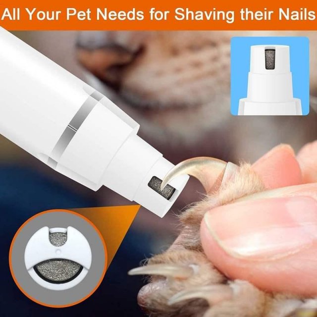 Professional Dog Clippers Grooming Kit - Low Noise Cordless Paw Trimmer & Nail Grinder - Image 4