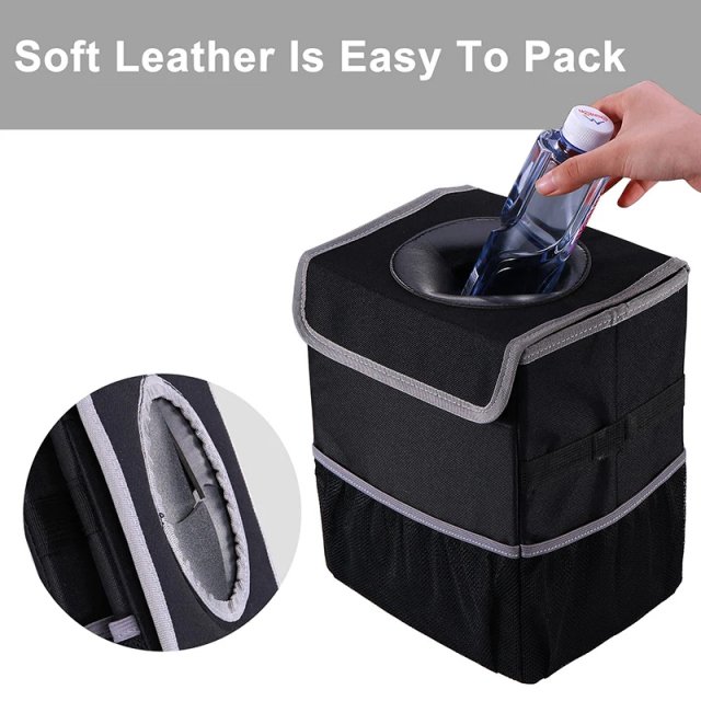 Foldable Waterproof Car Trash Can & Interior Organizer - Image 2