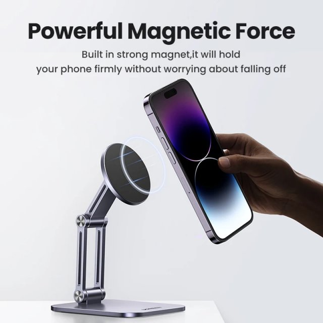 Magnetic Adjustable Aluminum Phone Stand - Image 2