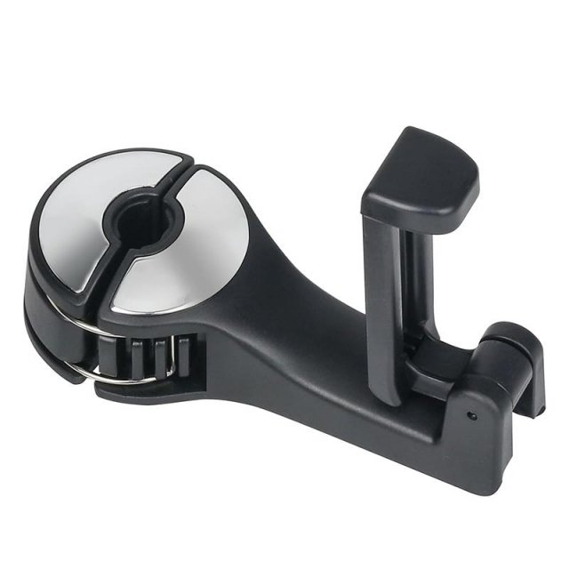 2-in-1 Car Hook and Phone Holder for Headrest – Multi-functional Backseat Organizer - Image 6