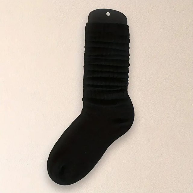 3 Pairs Women's Pleated Mid-Length Bubble Socks - Image 5