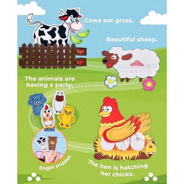 Farm Animal Montessori Busy Board - Image 4