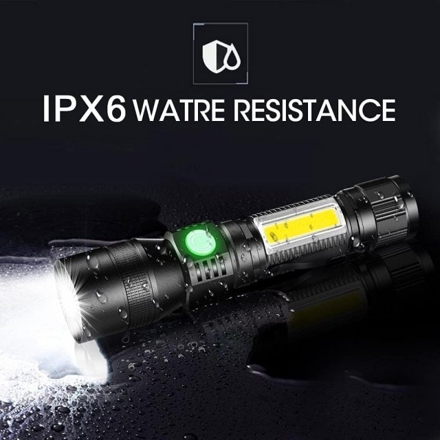 3-in-1 UV Black Light & Strong Beam Rechargeable Flashlight - Image 3
