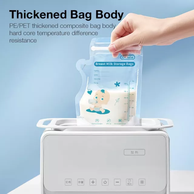 30Pcs Disposable 8oz Breast Milk Storage Bags - Image 3