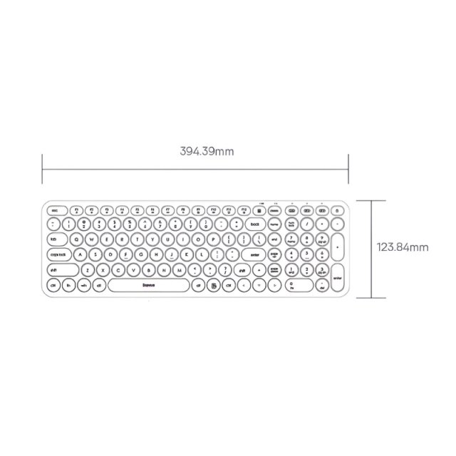 Wireless Bluetooth Keyboard with Silent Keys - Image 8