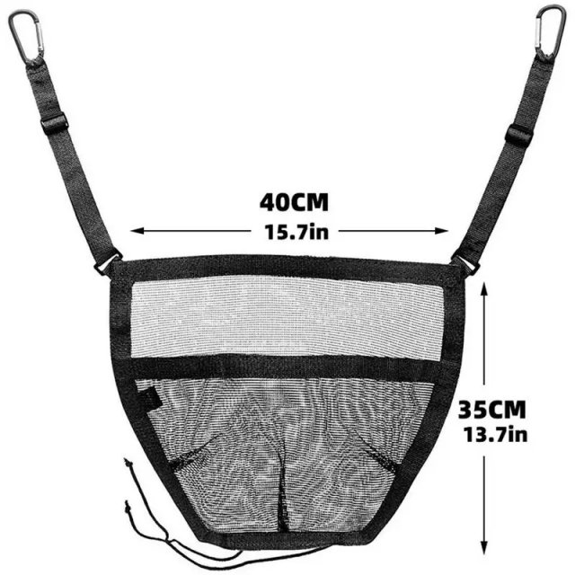 Backseat Dog Barrier & Car Seat Mesh Organizer for Pet Safety - Image 8