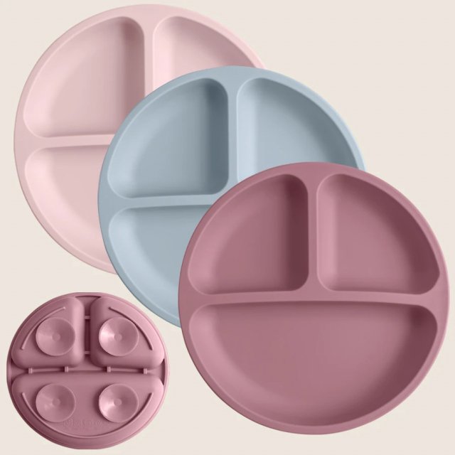 BPA-Free Silicone Suction Baby Plate - Image 4