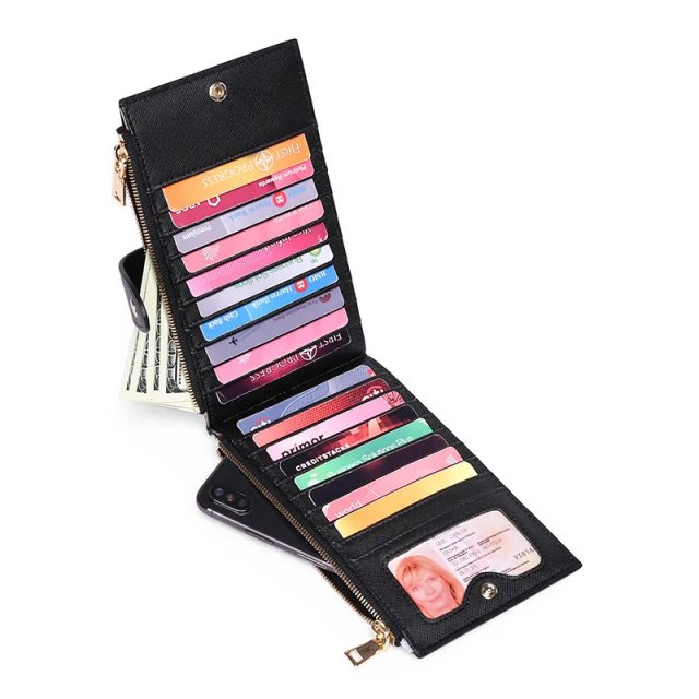 Blocking Multi-Function Zipper Wallet – Anti-Theft, Long Organizer - Image 3