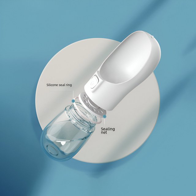 Portable Dog Water Bottle with Travel Bowl - Image 4