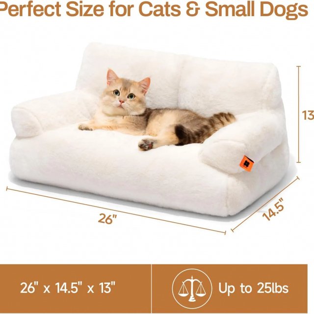 Fluffy Soft Cat Bed with Non-Slip Bottom - Image 4