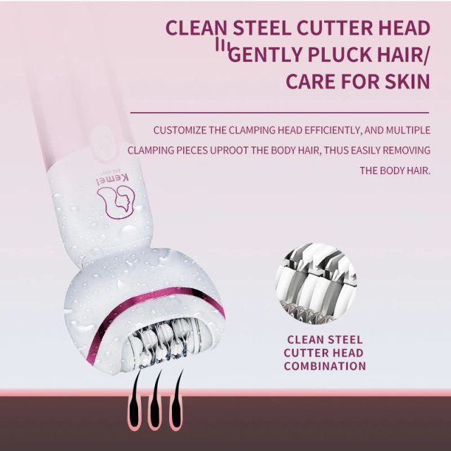 5-in-1 Rechargeable Epilator & Hair Removal Kit for Women - Image 3