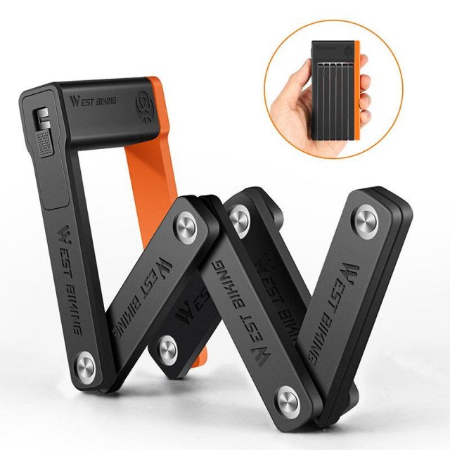 Foldable Anti-Theft Bicycle Lock - Secure, Lightweight & Portable Bike Chain Lock - Image 7
