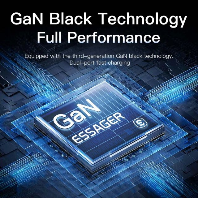 33W GaN USB Fast Charger with Digital Display - Image 4