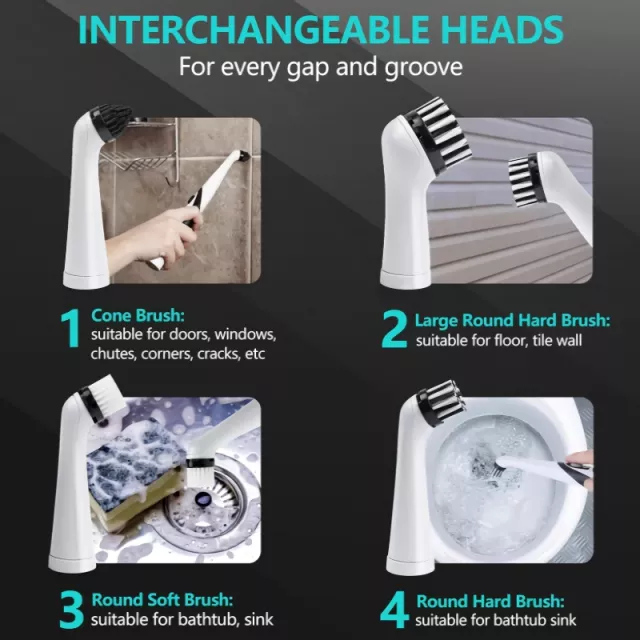 Multifunctional Sonic Scrubber Cleaning Tool - Image 3