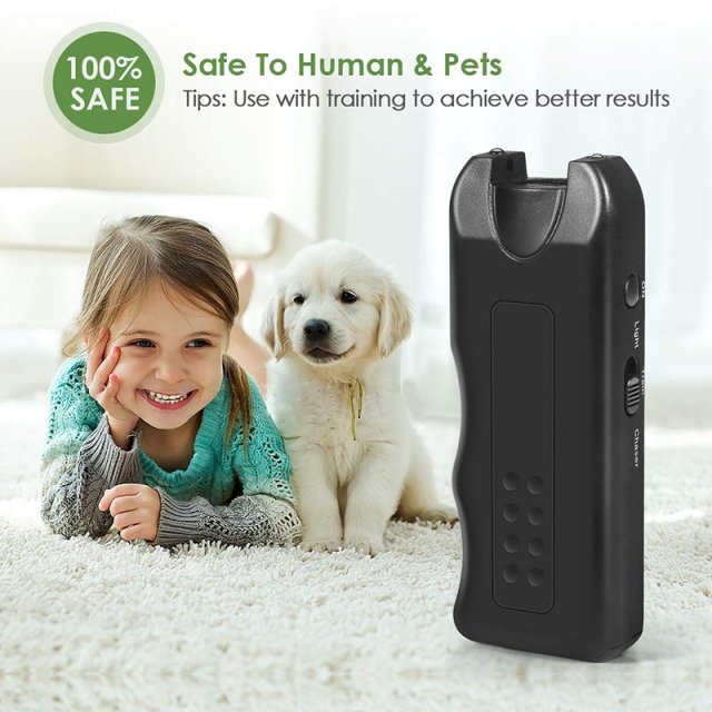 Ultrasonic Dog Repeller and Anti-Bark Training Device with 65ft Range - Image 3