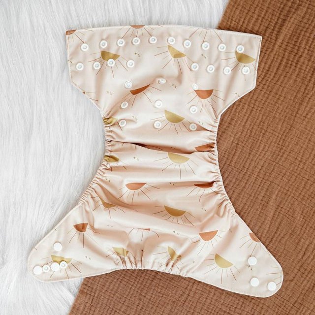 Soft Suede Cloth Reusable & Washable Baby Diaper - Image 2