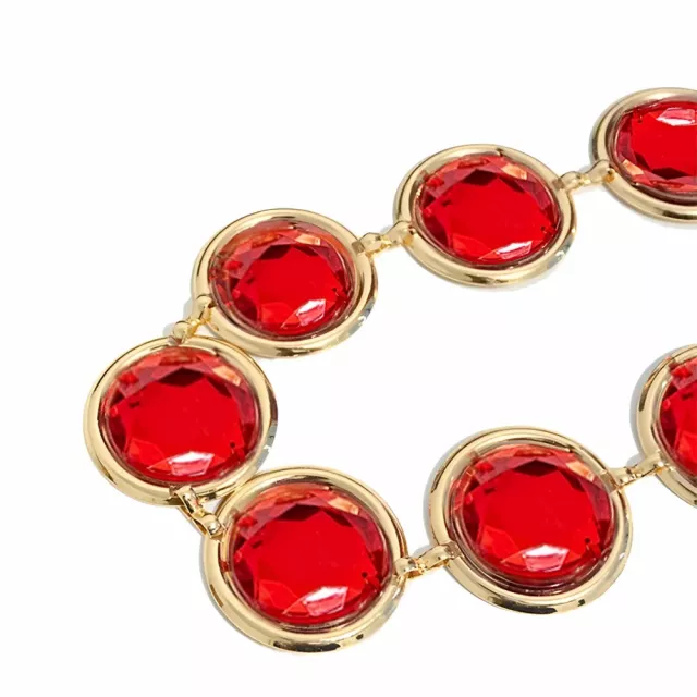 Anime Cosplay Belt with Red Gem Chain - Image 3