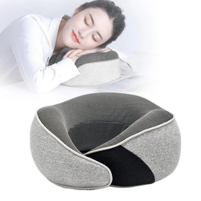 Ergonomic U-Shaped Travel Neck Pillow with Memory Foam - Image 4
