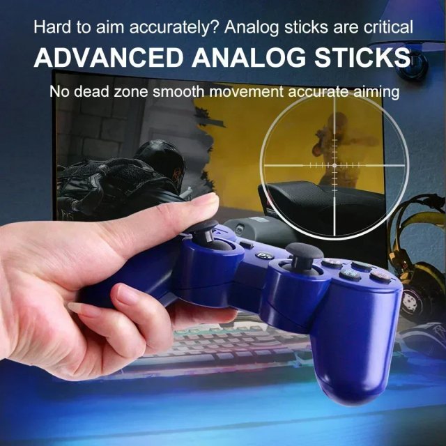 Wireless Bluetooth Gamepad for PS3 Console and PC - Image 5