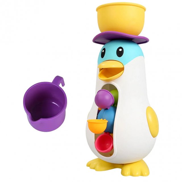 Penguin Windmill Water Sprinkling Bath Toy - Image 4