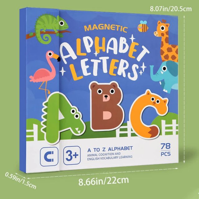 78pcs Magnetic Alphabet Letters - Image 5